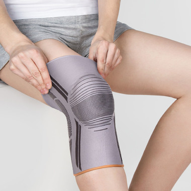 Ортезы коленного,тазобедренного суставов Ecoten KS-E01 Бандаж на коленный сустав со съемным силиконовым - фото 3 - id-p112369189