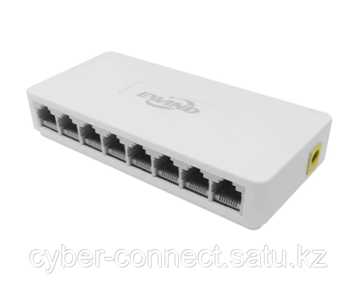 Ewind EW-S1608 8*1000 м порт RJ45 с автоматическим определением скорости 1000 м Ethernet сетевой коммутатор - фото 1 - id-p112372892