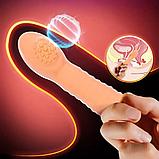 Силиконовый напальчник с вибрацией, фото 8