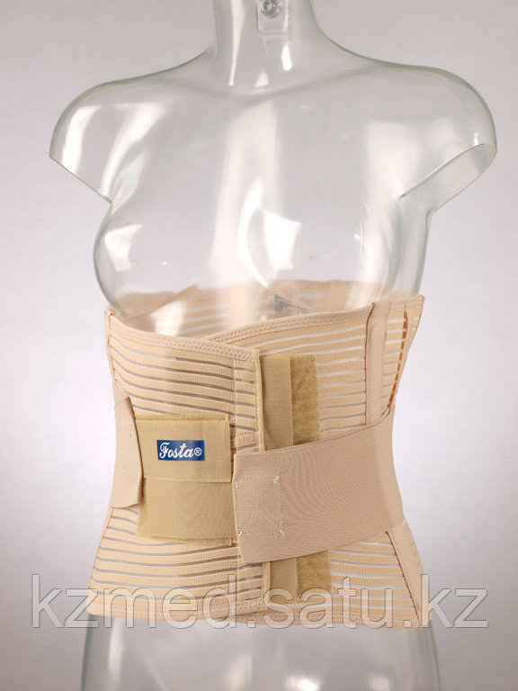 Бандажи Атлетика FS 5506 Бандаж облегченный сетчатый пояс-ный с упр. пластинами и эласт лентами - фото 2 - id-p112369554