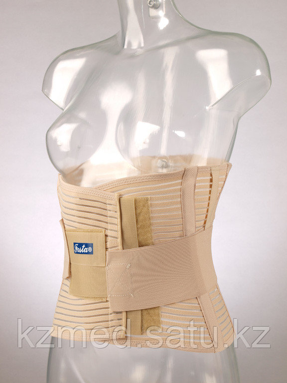 Бандажи Атлетика FS 5506 Бандаж облегченный сетчатый пояс-ный с упр. пластинами и эласт лентами /S/ - фото 3 - id-p112369612