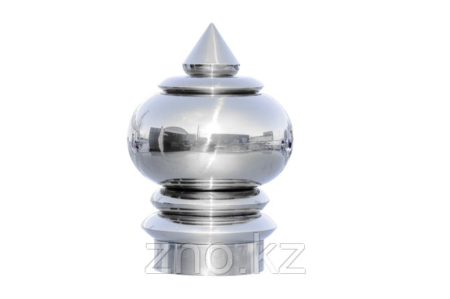 Шпиль башни 130мм серебряный (Наконечник для забора) купить по ...