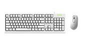 Комплект Клавиатура + Мышь Rapoo X130PRO White
