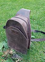 Стильная кожаная мужская сумка -барсетка, фото 3