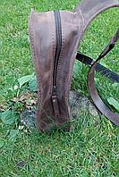 Стильная кожаная мужская сумка -барсетка, фото 6