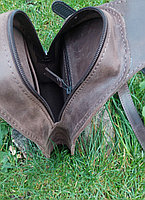 Стильная кожаная мужская сумка -барсетка, фото 8