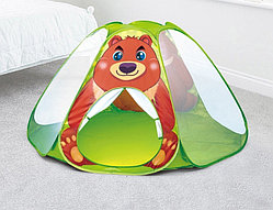 Палатка игровая " Медведь", 6-сторонняя, портативная, 145*145*81 см