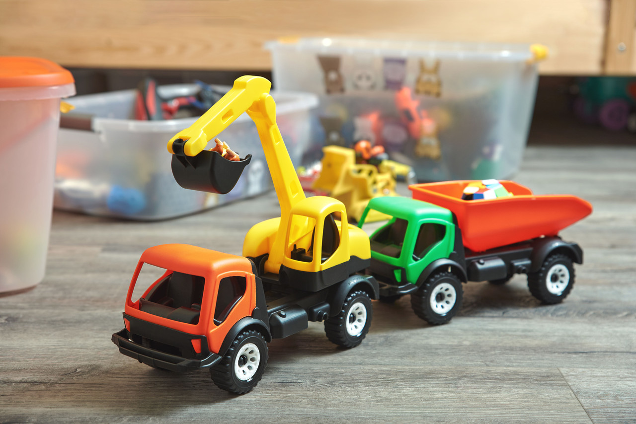 Машинка самосвал "Дюна" с подвижной подвеской, Альтпласт, фото 1