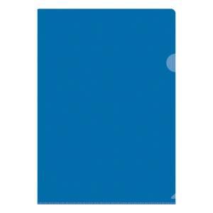 Папка-уголок OfficeSpace, А4, 150мкм, прозрачная синяя - фото 1 - id-p112376066