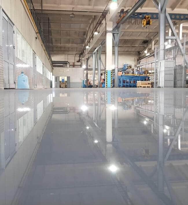 Промышленный пол с топпингом для склада, фото 1