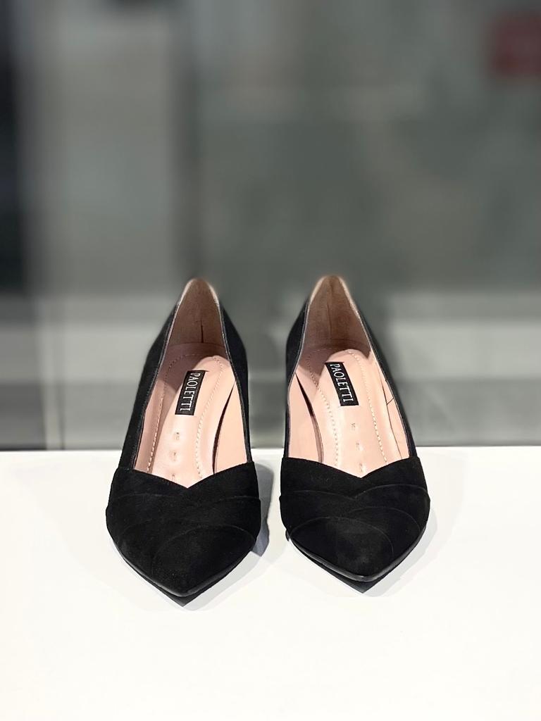 Модные женские туфли черного цвета "Paoletti" в Алматы. Женская обувь новая коллекция. - фото 3 - id-p112386587