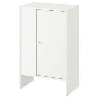 Шкаф с дверью БАГГЕБО, белый, 50х30х80 см, фото 1