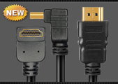 Угловой кабель HDMI версия 2.0 полная поддержка 4K2K HDMI-HDMI Up to Straight 0.3 m, фото 1