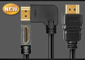 Угловой кабель HDMI версия 2.0 полная поддержка 4K2K HDMI-HDMI Right to Straight 0.3 m