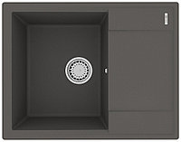 Кухонная мойка из кварцгранита LEMARK IMANDRA 640 цвет: Серый шёлк (9910023)