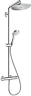 HG27320000 Crometta S Showerpipe 240 1jet Душевая система с термостатом для ванны