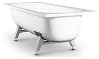 Ванна прямоугольная ВИЗ Виз Donna Vanna DV-10001 105x65 см, сталь белый