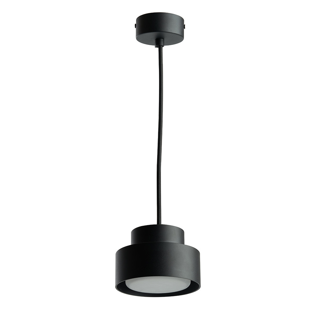 Светильник потолочный Feron HL3678 Barrel AURA levitation 12W, 230V, GX53, чёрный, на подвесе 1,7 м, фото 1
