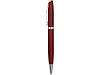 Ручка металлическая шариковая Flow soft-touch, красный/серебристый, фото 3