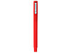 Ручка шариковая пластиковая Quadro Soft, квадратный корпус с покрытием софт-тач, красный, фото 3