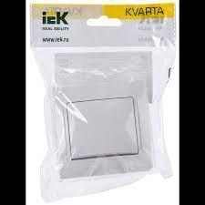 Выключатель 1-клавишный ВС10-1-0-КБ-44 10А IP44 белый KVARTA IEK