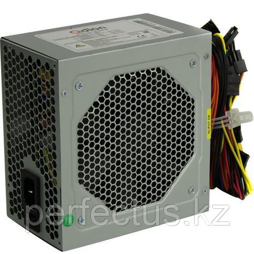 Блок питания ATX QD-600PNR, Ball Bearing Fan 12cm (Black), 24+4pin, CPU4+4 to 4+4, PCI-E 6+2pin to 6+2pin, - фото 1 - id-p112404247