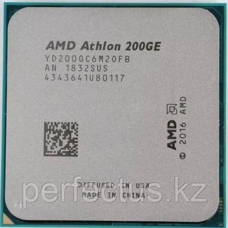 Процессор AMD Athlon 200GE, 3.2Gh(Max) , AM4, 2C/4T, 5MB(L2+L3), 35W, Radeon Vega Graphics OEM - фото 1 - id-p112404262