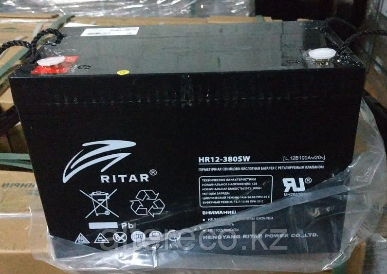 Аккумулятор Ritar HR12-380SW(L) (12В, 100Ач) - фото 6 - id-p111204134