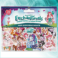 "Энчантимальз" (EnchantTimals Mattel) сәндік магниттер жинағы 20 дана.