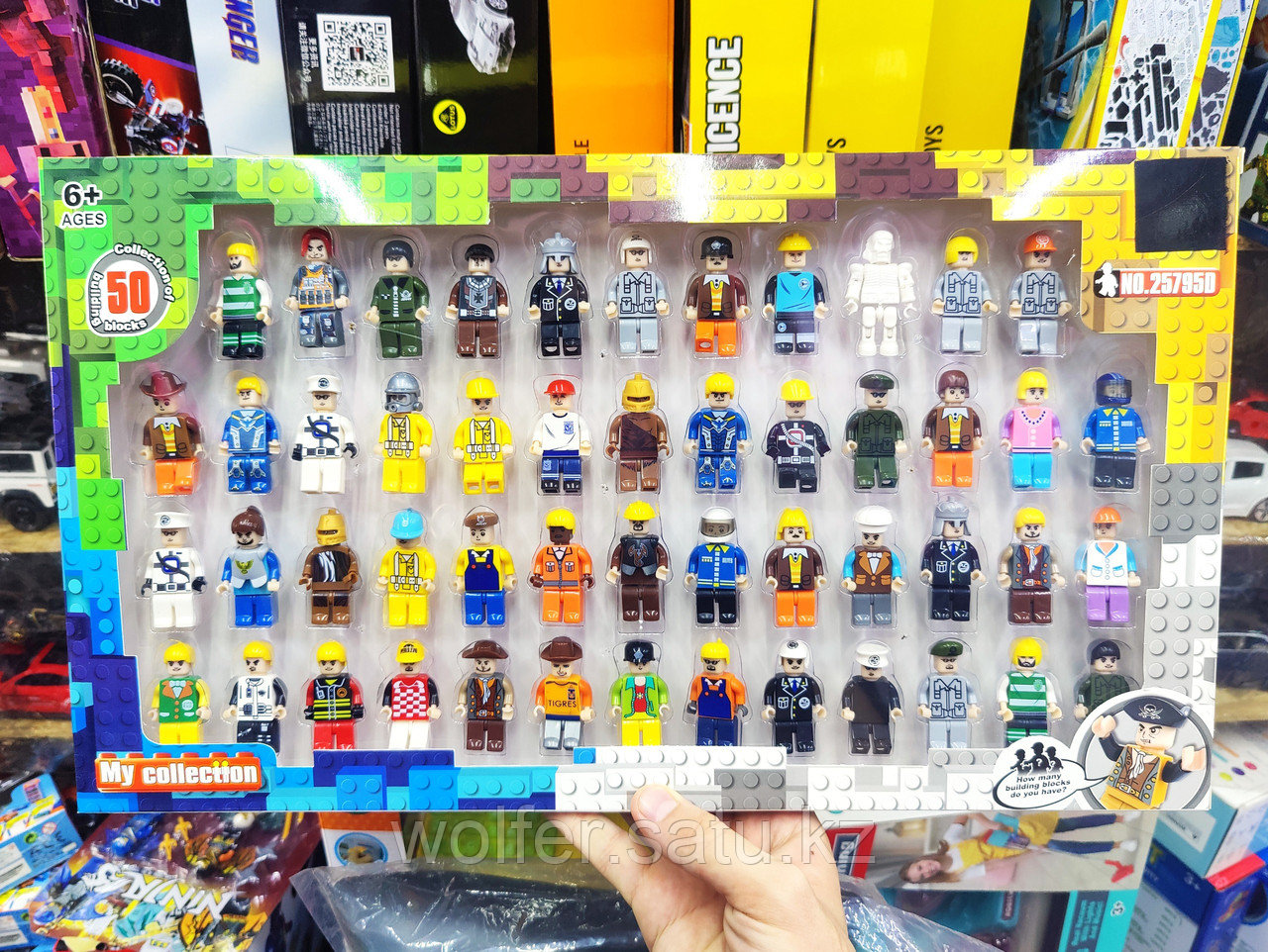Большой набор игрушек человечков для конструктора, 50 персонажей! - фото 2 - id-p112404807