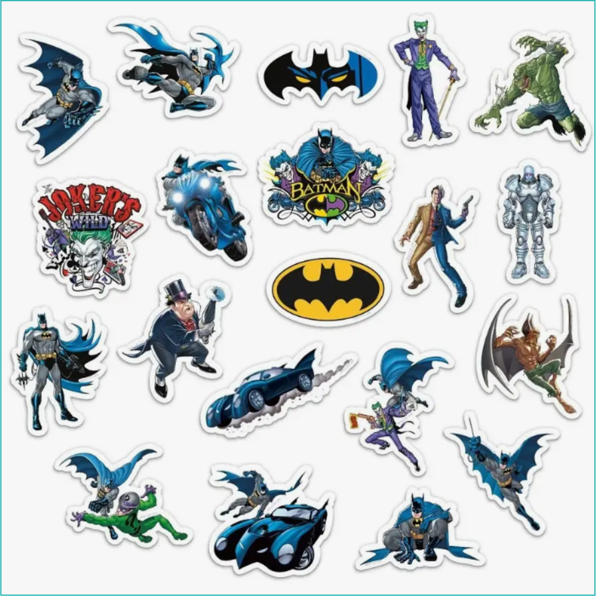Набор декоративных магнитов "Бэтмен" (Batman DC) 20шт. - фото 2 - id-p112404884