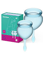 Satisfyer Feel good Menstrual Cup Набор менструальных чаш (Фиолетовый)