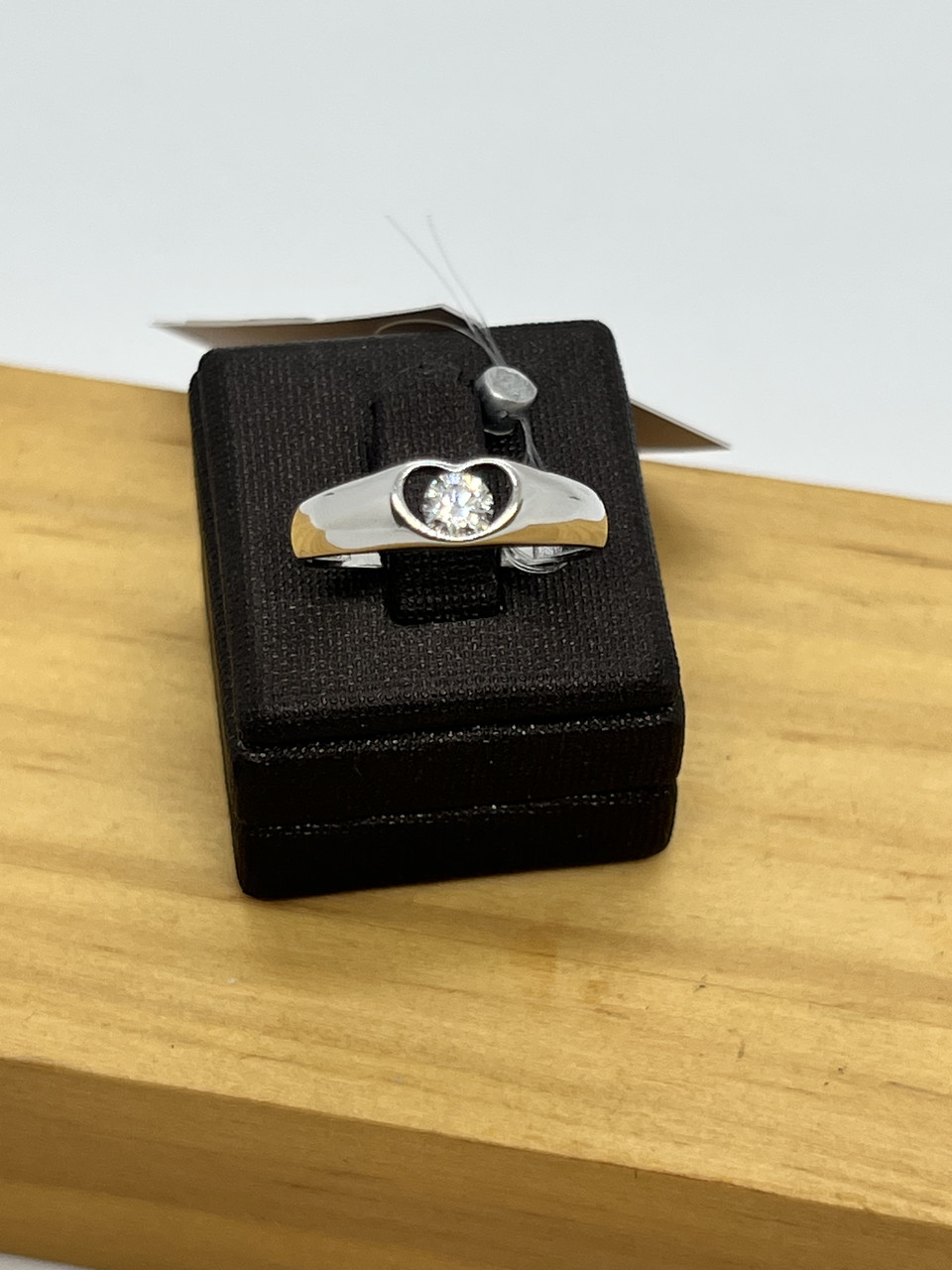 Кольцо с цирконом / 18 размер, фото 1