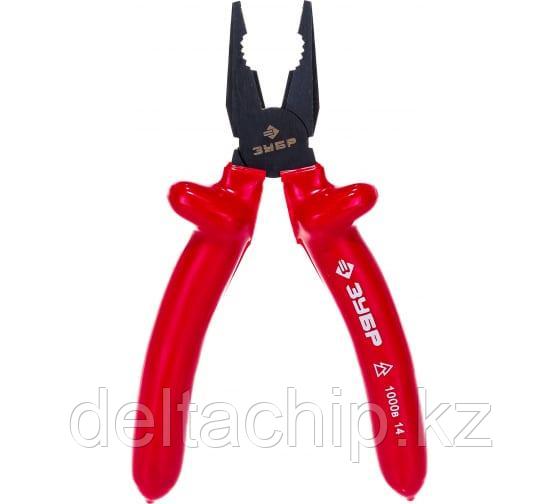 ЗУБР  Электрик 180 мм, Диэлектрические комбинированные плоскогубцы (2214-1-18)
