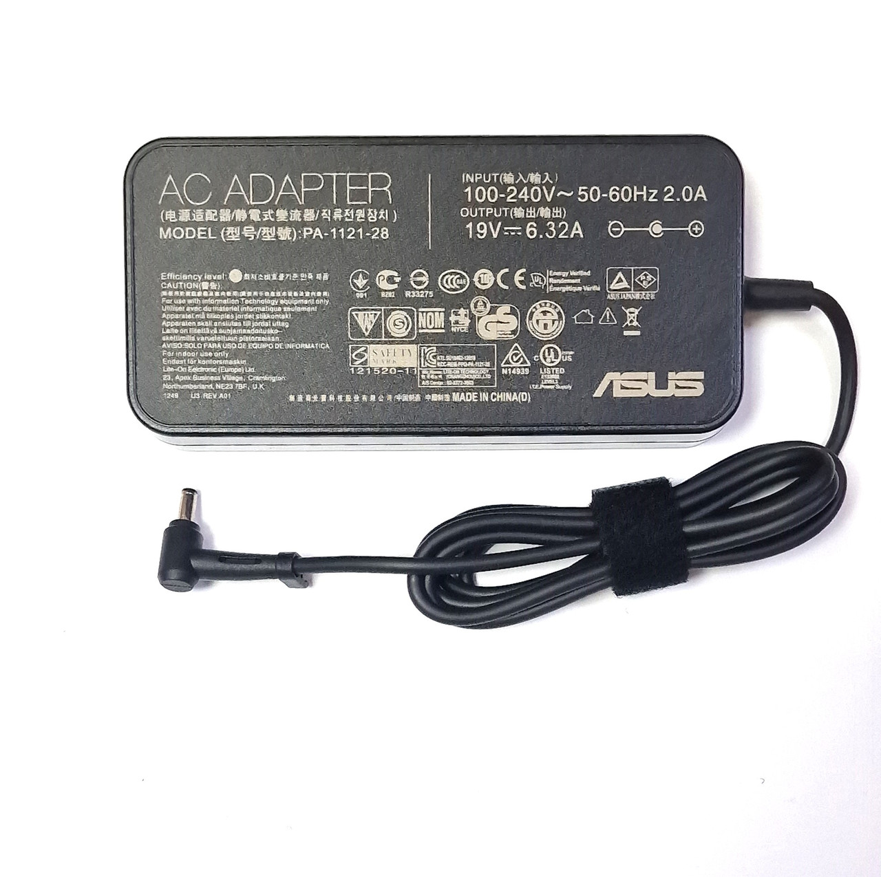 Блок питания для Asus 19.5v 6.32A 120W PA-1121-28, ADP-120ZB, ADP-120RH B, 0A001-00061100, 4.5*3.0mm - фото 1 - id-p112414411