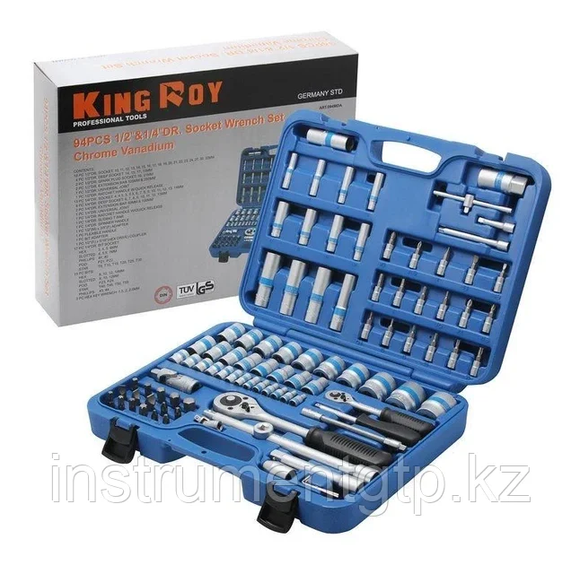 Набор инструментов профессиональный King Roy 94 предмета - фото 1 - id-p112414498