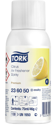 Tork аэрозольный освежитель воздуха, цитрусовый аромат - фото 1 - id-p112414532