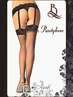 Чулки в сетку с кружевным поясом Beileisi Fashion Pantyhose 2011A