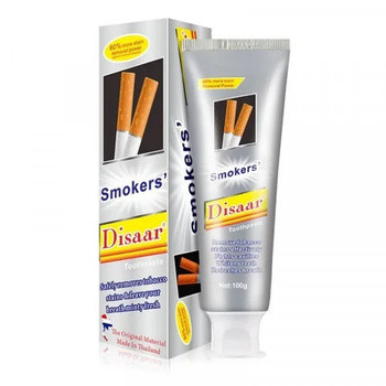 Отбеливающая зубная паста SMOKERS' "Disaar" от пятен для курящих, 100г