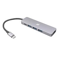 USB-хаб 2Е USB-C Slim Aluminum Multi-Port 5in1