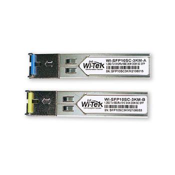 Комплект одноволоконных модулей SFP WDM Wi-Tek WI-SFP10SC-3KM