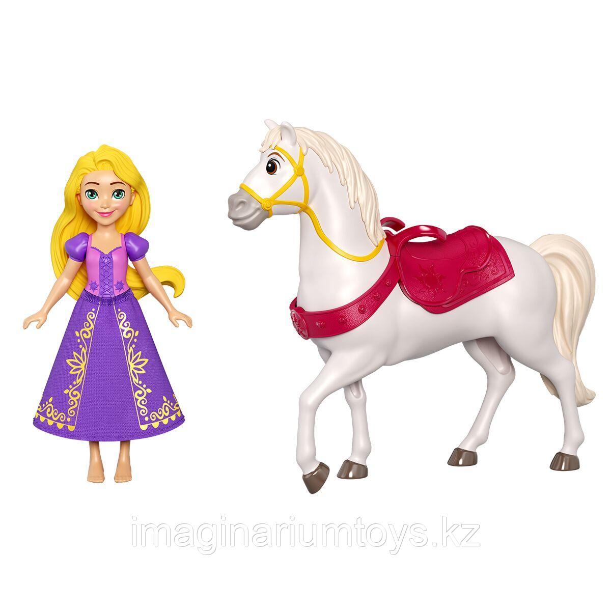 Игровой набор кукла мини Рапунцель и Максимус Disney Princess
