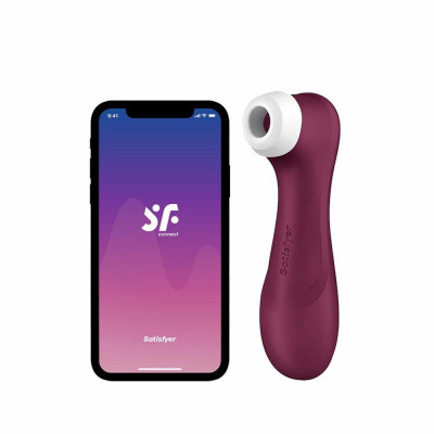 Вакуумно-волновой массажер Satisfyer Pro 2 Generation 3 with Liquid Air Technology, управляемый через телефон