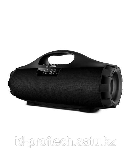 Колонка SVEN PS-460, black (18W, Bluetooth, FM, USB, microSD, LED-display, 1800mA*h) - фото 1 - id-p112416099