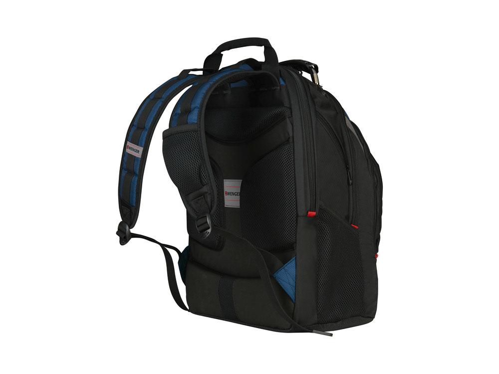 Рюкзак Ibex WENGER 17, черный/синий, полиэстер/ПВХ, 37 x 26 x 47 см, 23 л - фото 2 - id-p112416686