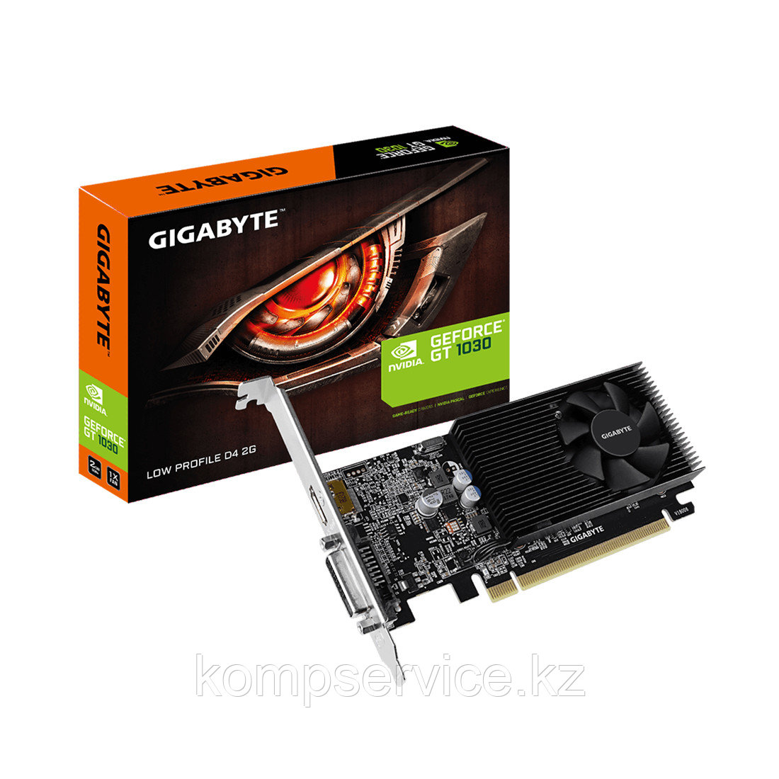 Видеокарта Gigabyte (GV-N1030D4-2GL) GT1030 Low Profile 2G DDR4 - фото 3 - id-p112417034