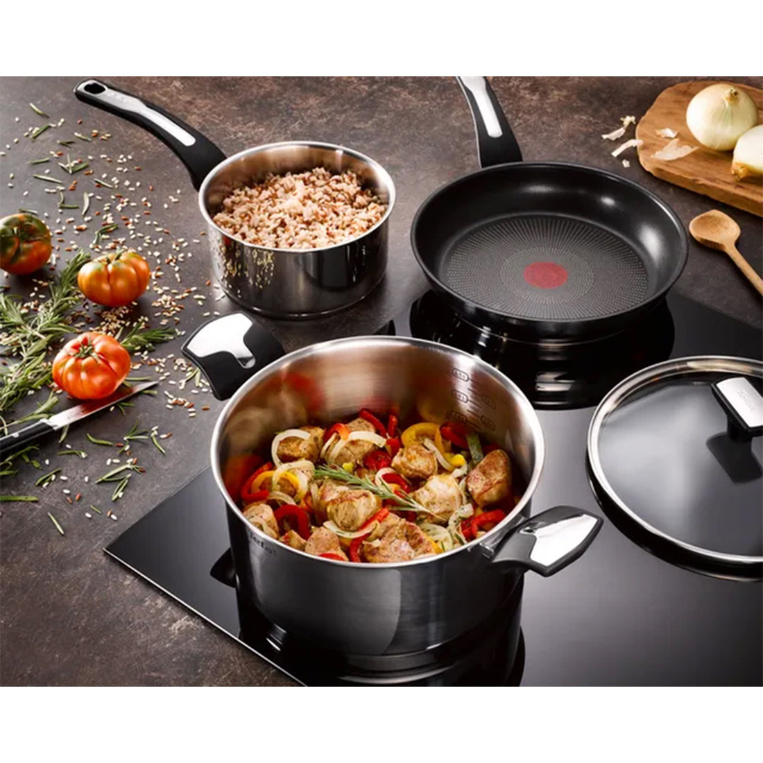 Кастрюля Tefal Emotion E3014524 20см 3л - фото 2 - id-p112400756