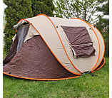 Палатка туристическая JJ-009 коричневая, фото 3
