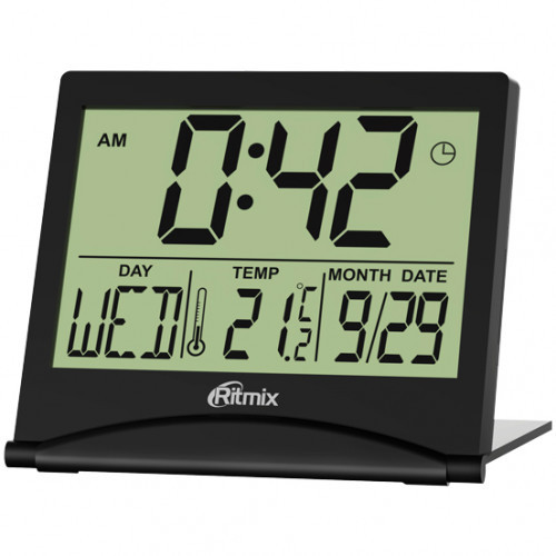 Ritmix Часы-будильник CAT-042 Black прочее (CAT-042) - фото 1 - id-p112417903