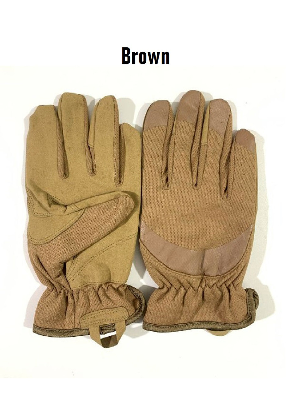 Перчатки тактические "Helper" Brown (Коричневый) XL - фото 3 - id-p112418490